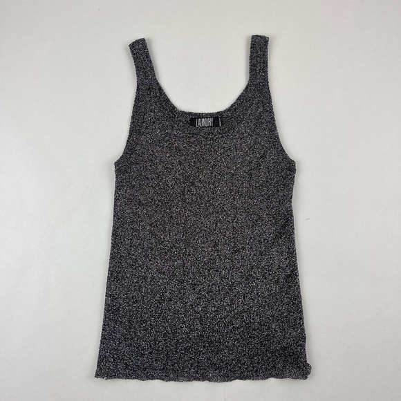 Laundry tank top Women's Large Black shiny - Picture 1 of 9